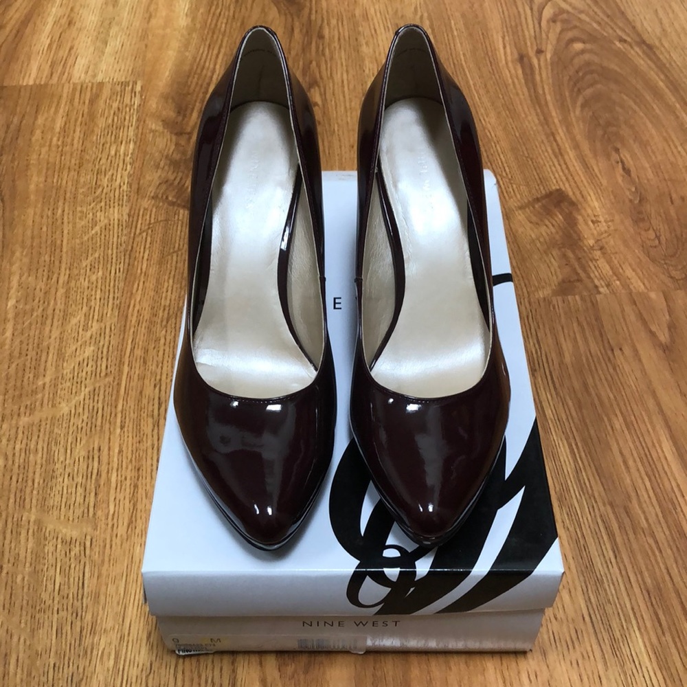 Nine West Plateau Heels in Pinot Noir 9M